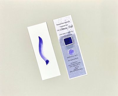 Push/Pull Watercolor Half Pan, Ultramarine Purple, Standard Series