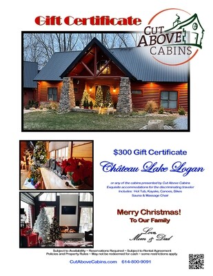 Custom Gift Certificate - Multiples of $100