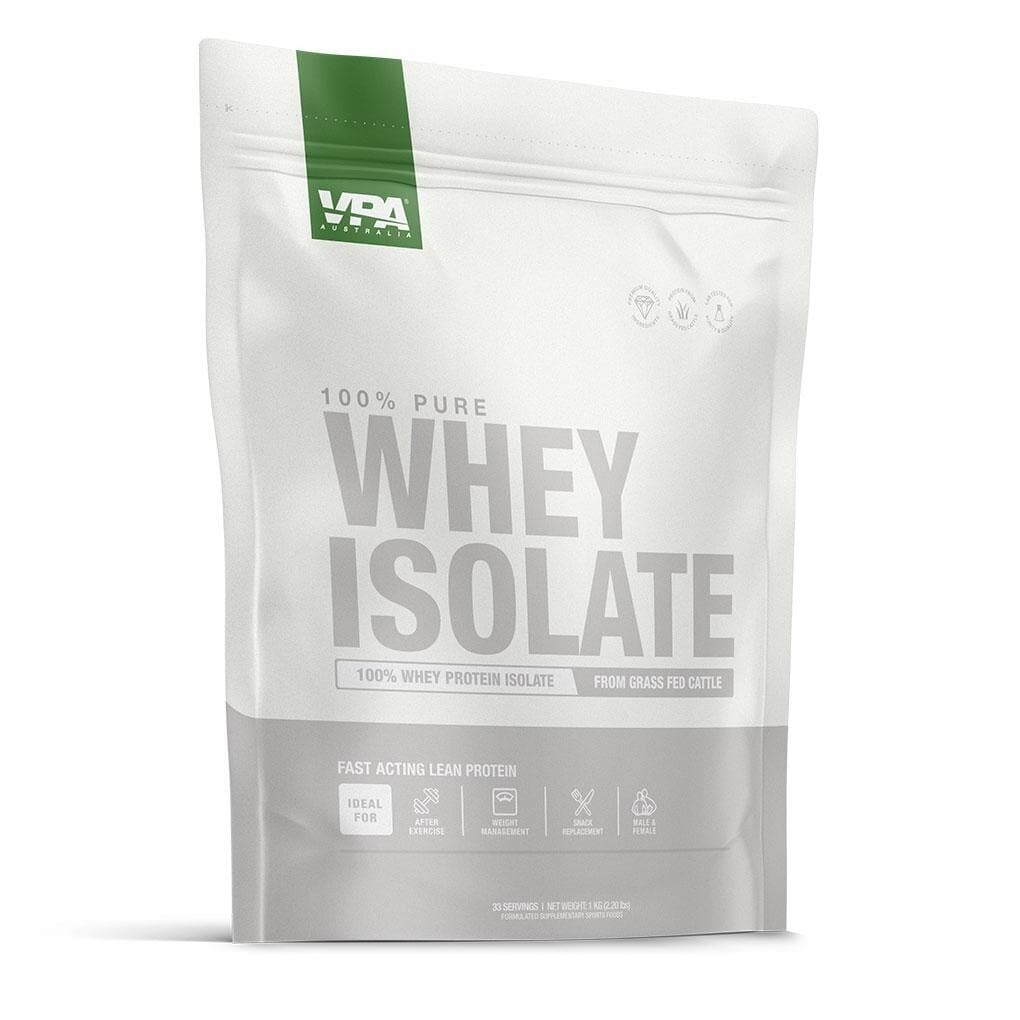 VPA Whey Isolate Protein 1KG  (Various Flavours), Flavours: Chocolate