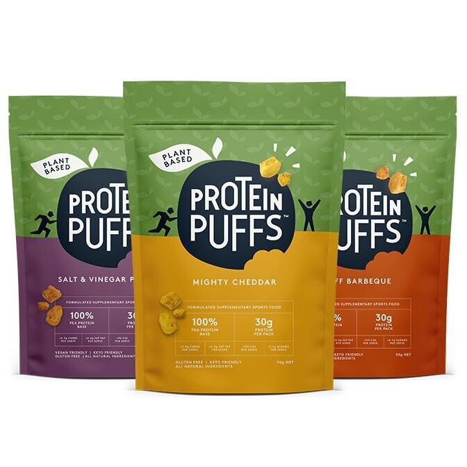 Protein Puffs Plant Based 2 serves per pack