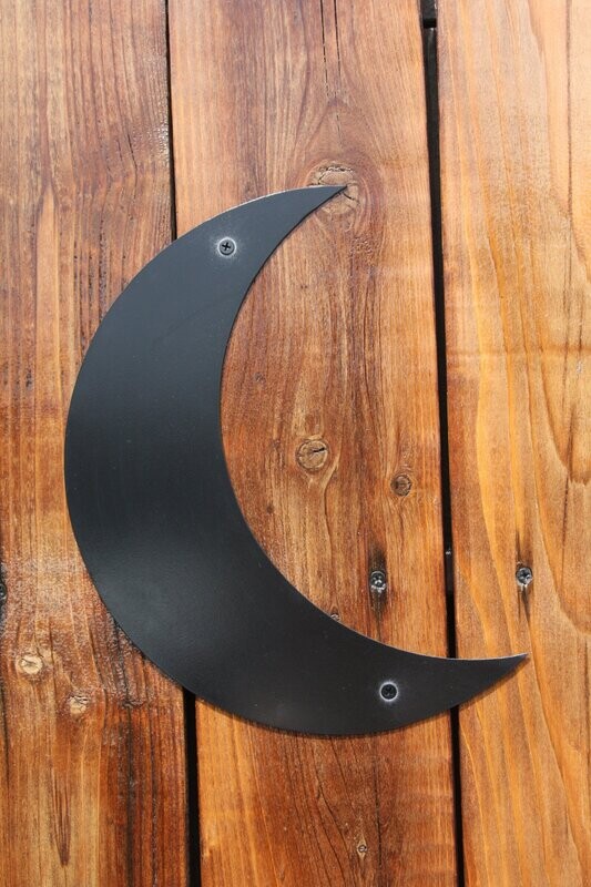 12" Moon Custom Metal Cutout Yard Art Nature Wild West Cowboy Theme