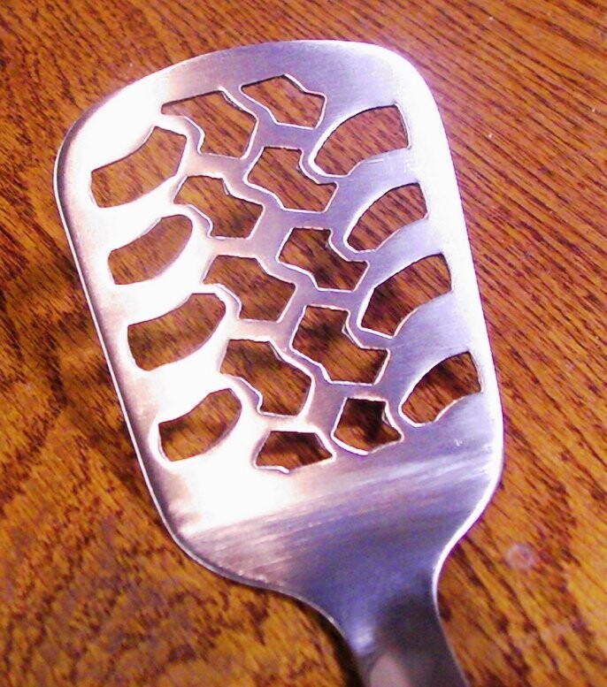 13" Stainless Steel BBQ Spatula BF Goodrich Tire Tread Mud Terrain 4x4 Jeep Toyota Fj Cruiser - Handmade in the USA