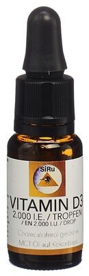 SIRU Vitamin D3
2000 I.E./ 1 Tropfen 15ml