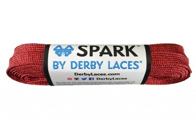 Шнурки by DERBY LACES - Red Metallic (244 cm)