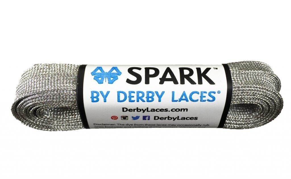 Шнурки by DERBY LACES - Silver Metallic (244 cm)