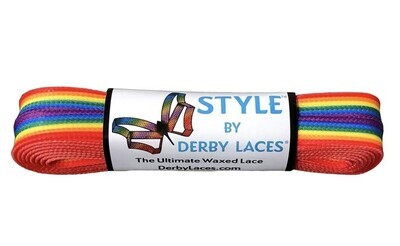 Шнурки by DERBY LACES - Rainbow Stripe (244 cm)
