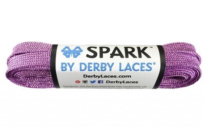 Шнурки by DERBY LACES - Lilac Purple Metallic (244 cm)