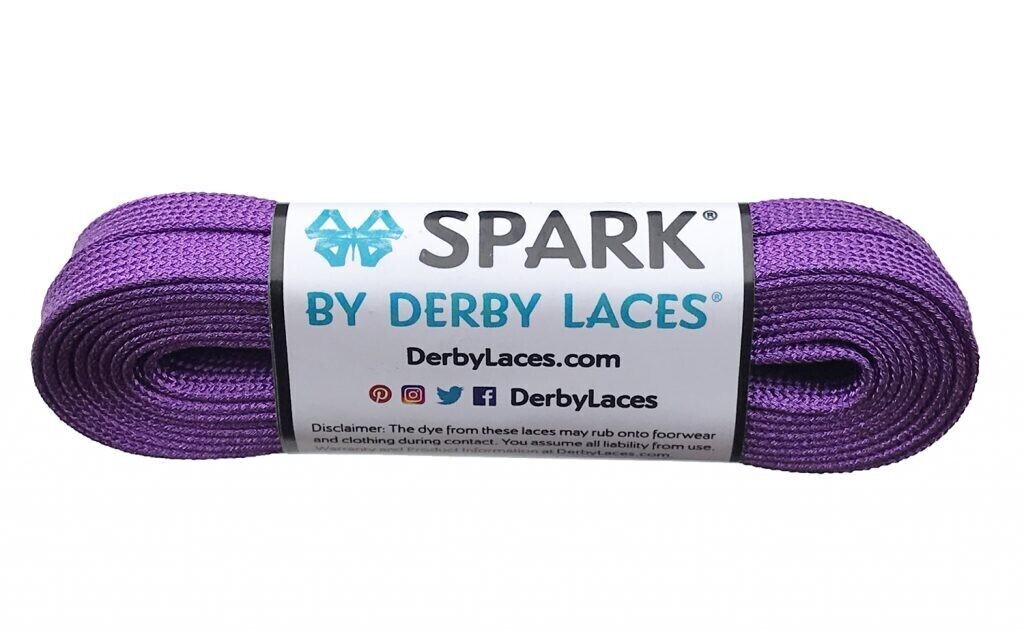 Шнурки by DERBY LACES - Purple Metallic (244 cm)