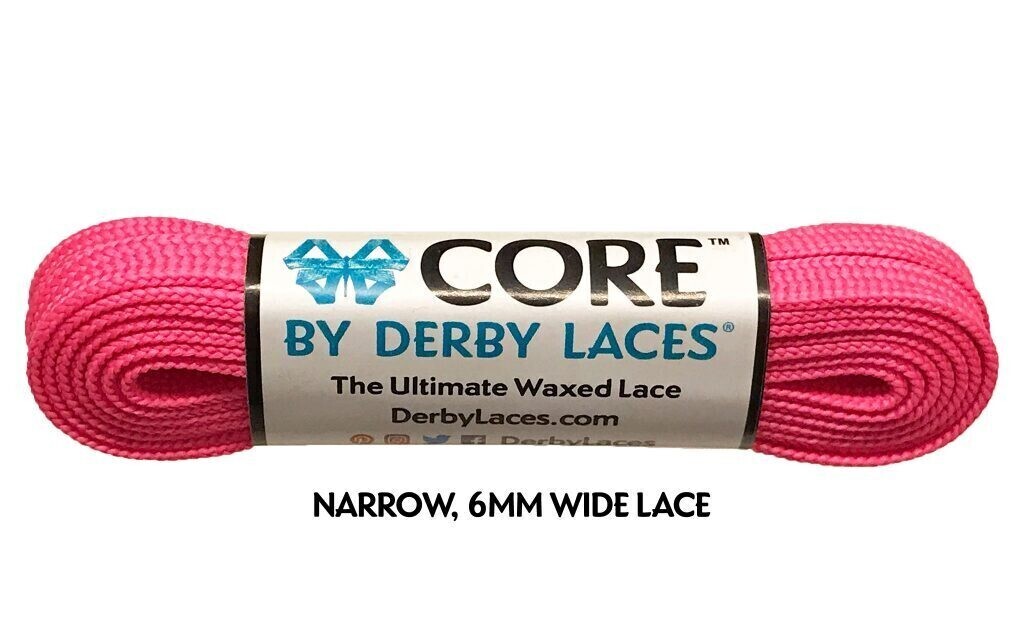 Шнурки by DERBY LACES - Hot Pink  (244 cm)