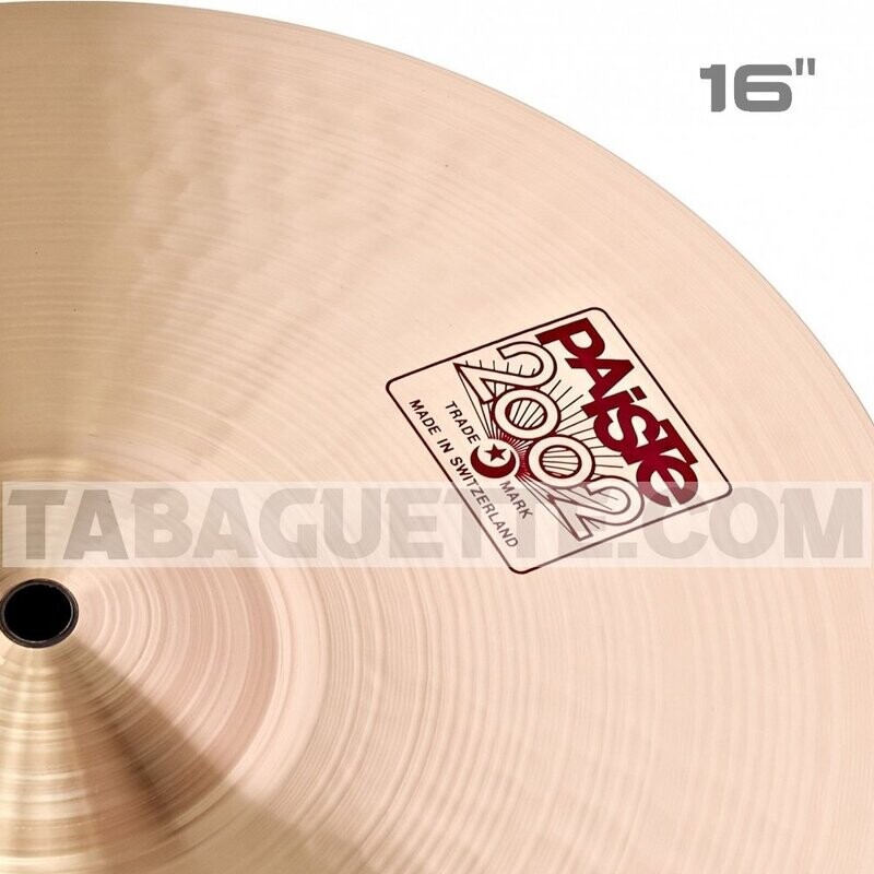 Paiste 2002 crash 16