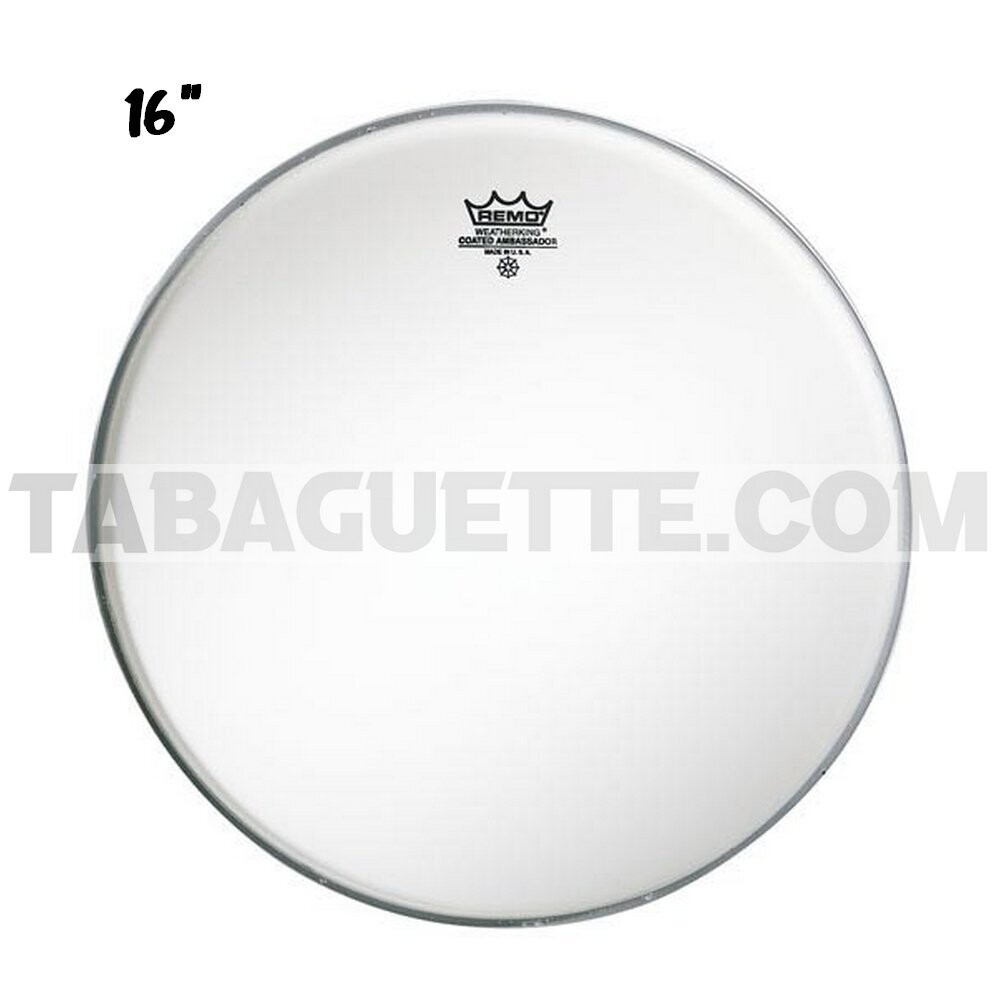 Peaux REMO AMBASSADOR COATED 16