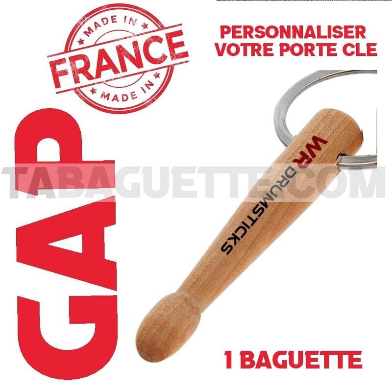 Porte Clé 1 baguette Personnalisable