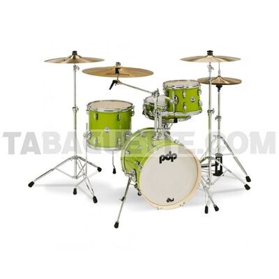 PDP NEW YORKER 16"/4PCS ELECTRIC GREEN SPARKLE