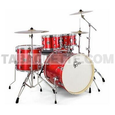 GRETSCH ENERGY GE2 FUSION 20 WINE RED - 3 CYMBALES