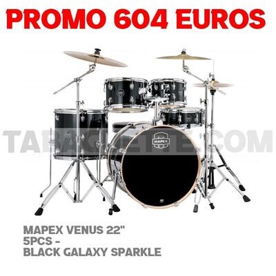 MAPEX VENUS 22"/5PCS - BLACK GALAXY SPARKLE