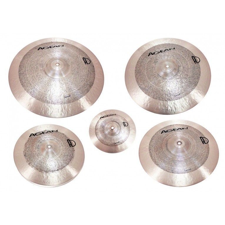 AGEAN set 10.14.16.18.20.cymbales
