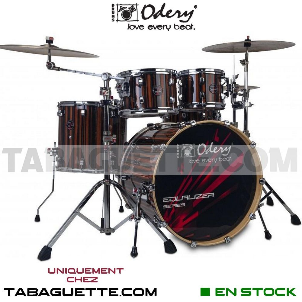 A.ODERY EQUALIZER EBONY 22" complète + cymbale BRX CB6