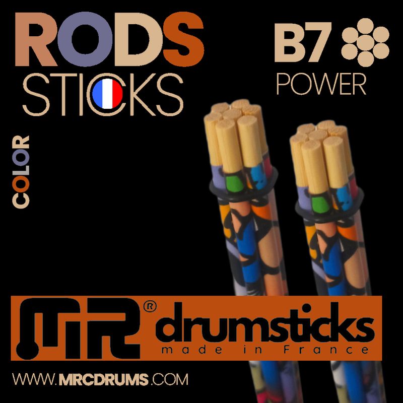 RODS WR B7 power Color en bois