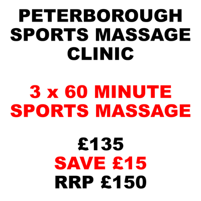 3 x 60 Minute Sports Massages