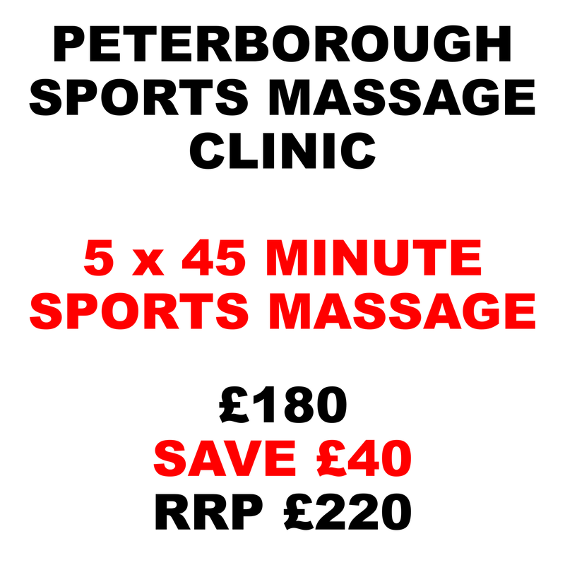 5 x 45 Minute Sports Massages