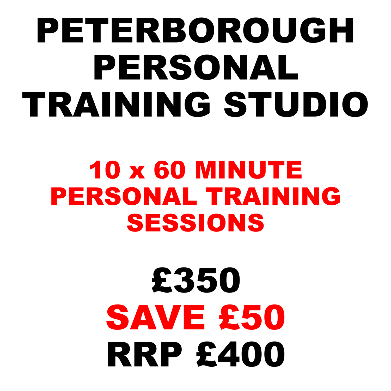 10 x 1 Hour Personal Training Sessions