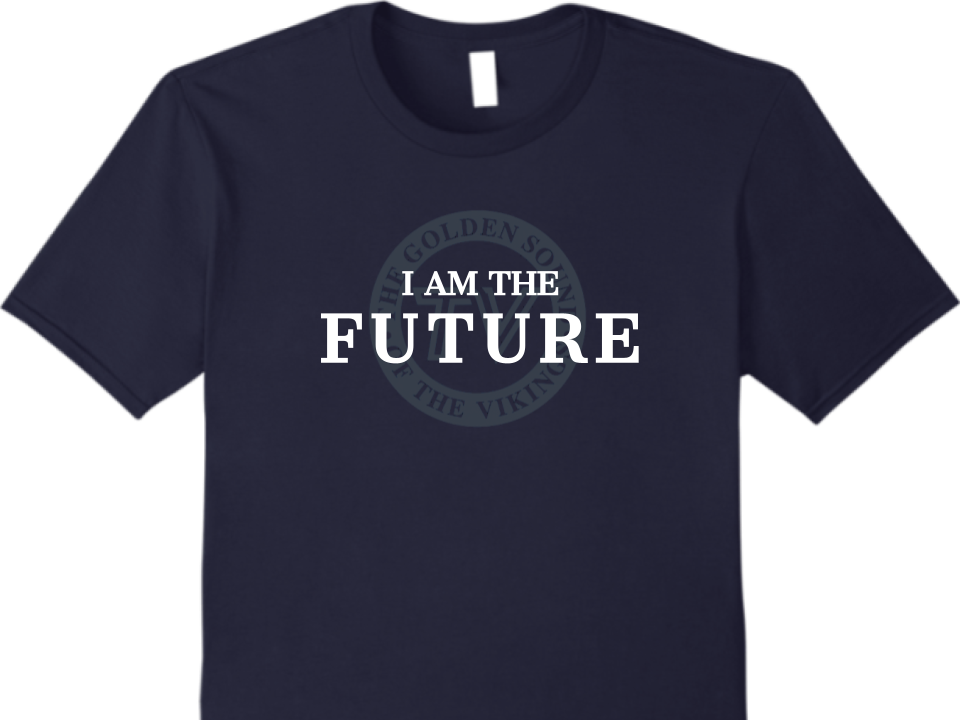 I Am The Future Design (on Navy Apparel)