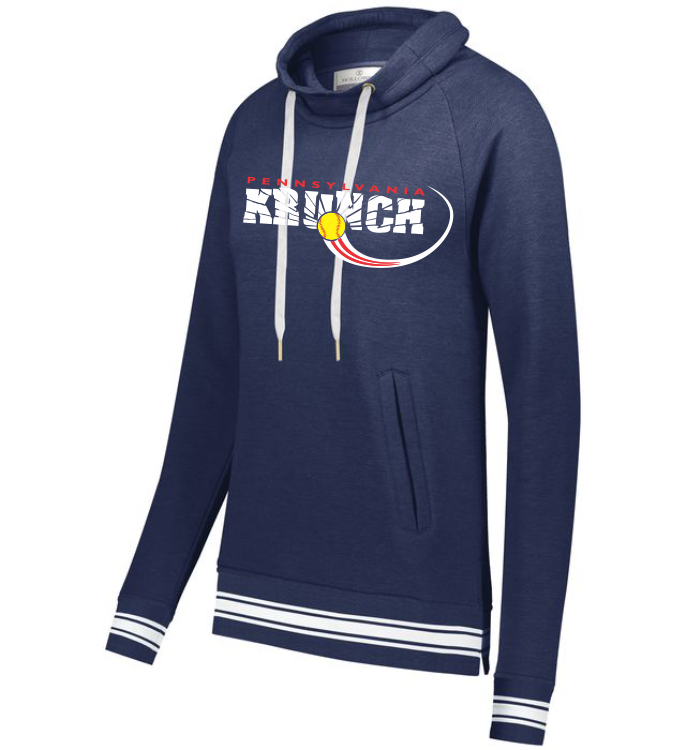 LADIES IVY LEAGUE FUNNEL NECK PULLOVER