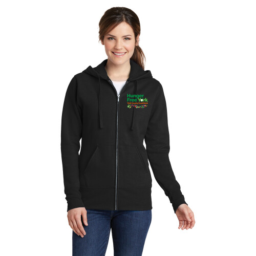 Ladies Fleece Full-Zip Hooded Sweatshirt