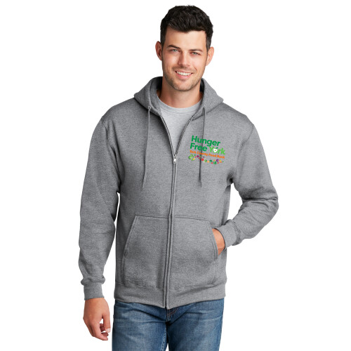 Unisex Fleece Full-Zip Hooded Sweatshirt