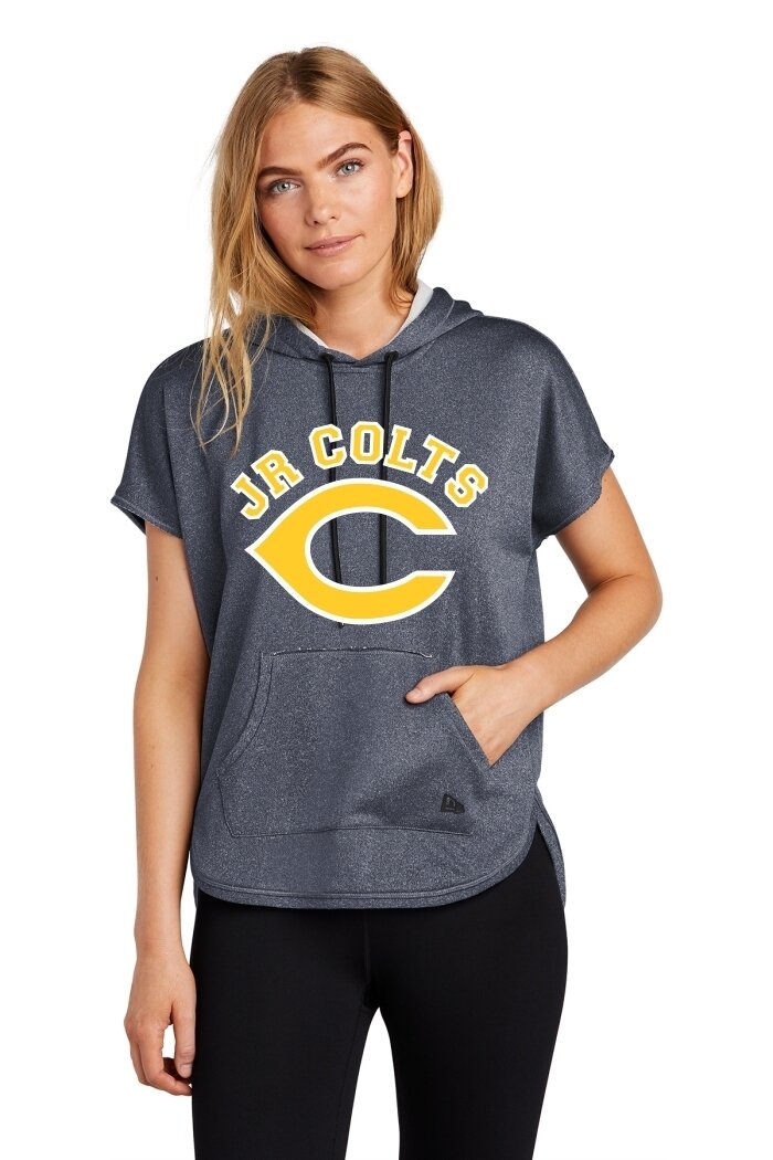 New Era - Ladies Performance Terry Short Sleeve Hoodie
