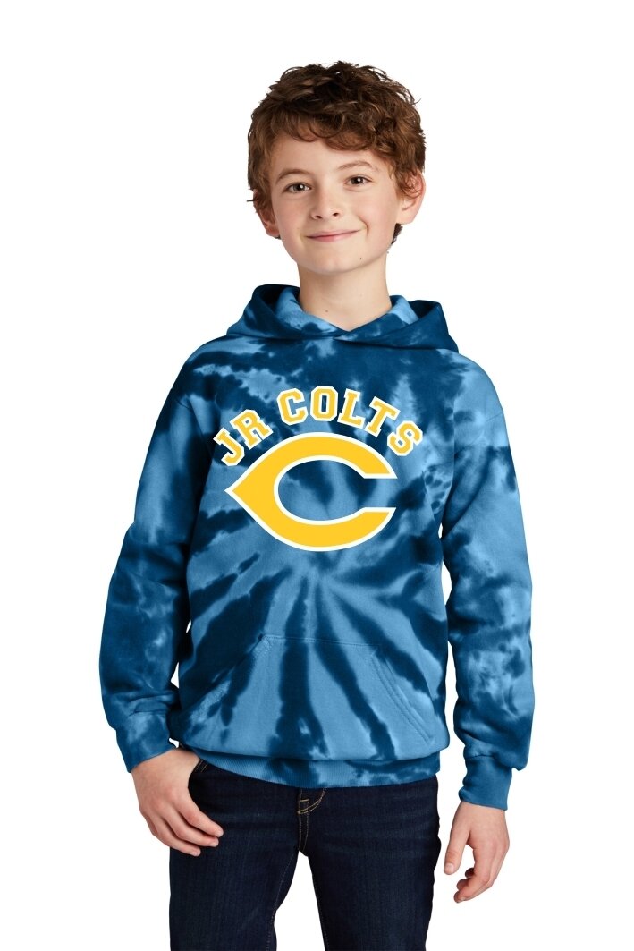 Port &amp; Company - Youth Tie-Dye Pullover Hooded Sweatshirt