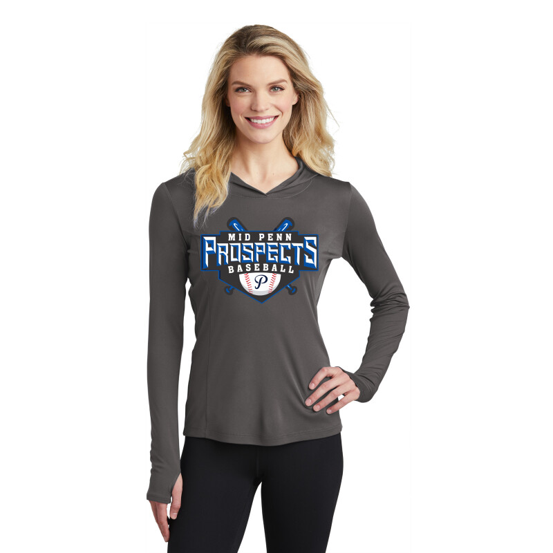 Sport-Tek Ladies PosiCharge Competitor Hooded Pullover