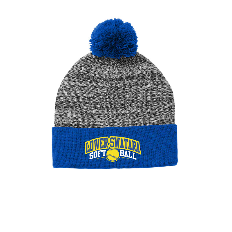 Heather Pom Pom Beanie