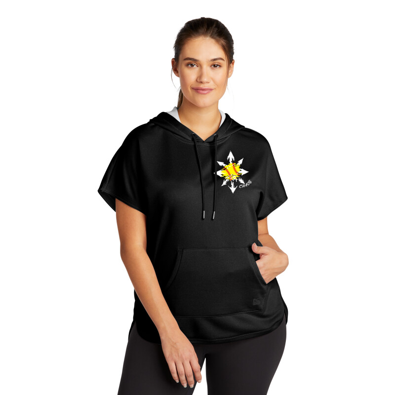 New Era - Ladies Performance Terry Short Sleeve Hoodie