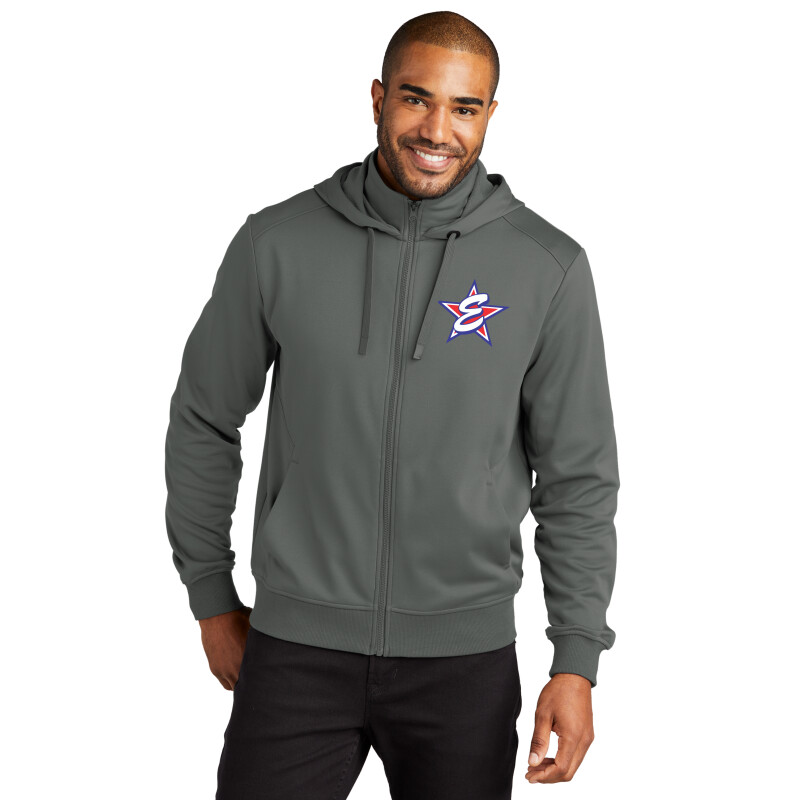 Port Authority Smooth Fleece Hooded Jacket