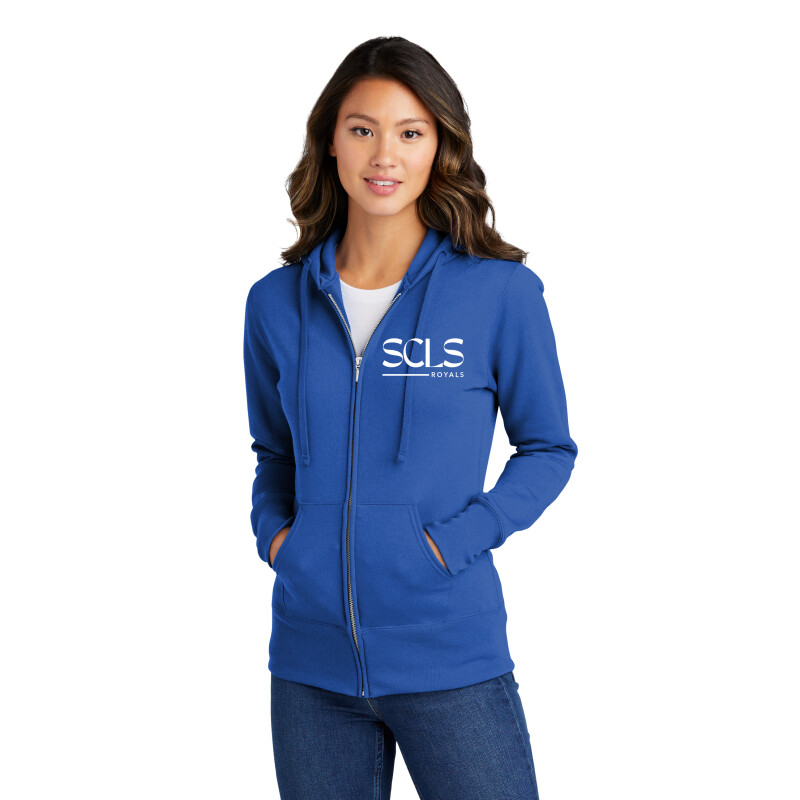 Ladies Fleece Full-Zip Hooded Sweatshirt