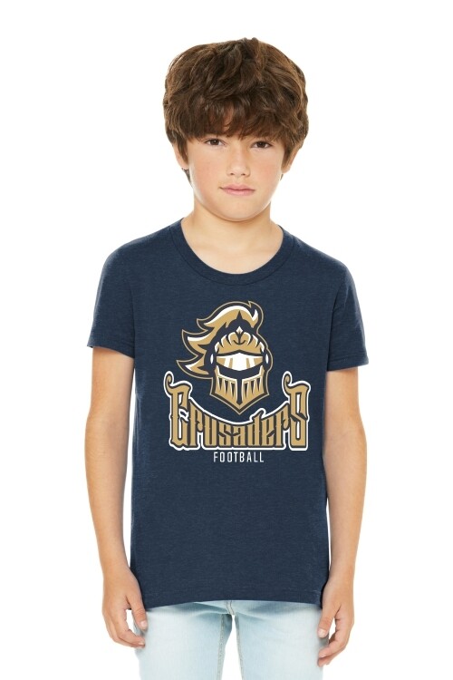 YOUTH  Triblend Short Sleeve Tee - Logo 1