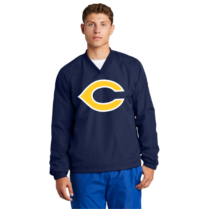 Sport-Tek V-Neck Raglan Wind Shirt