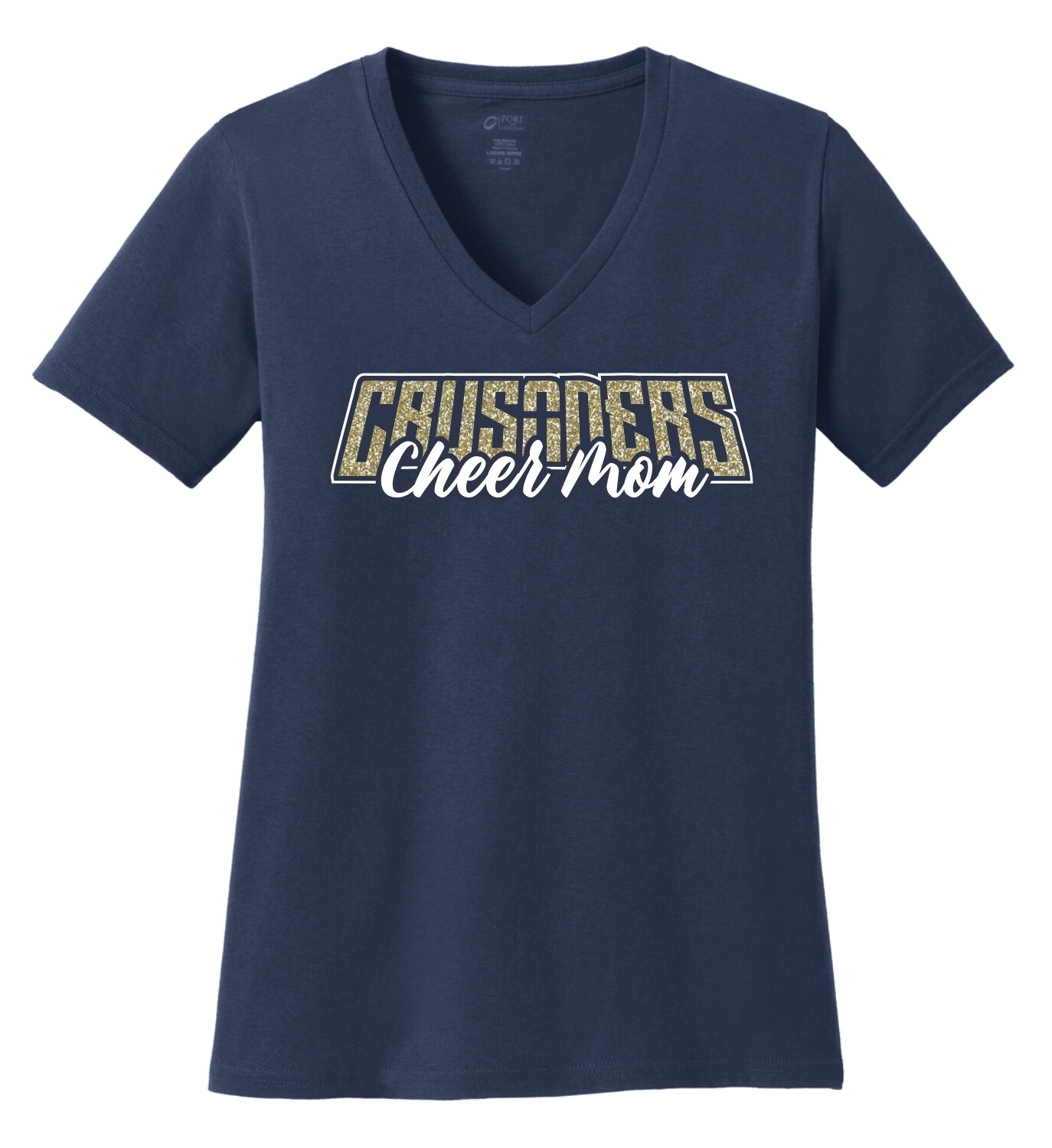Ladies Core Cotton V-Neck Tee