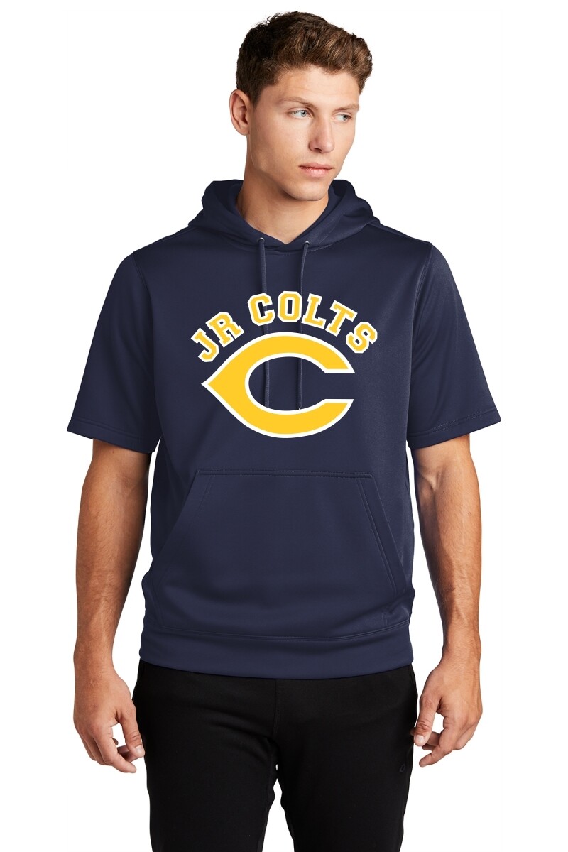 Sport-Tek - Adult Fleece Short Sleeve Hooded Pullover