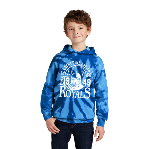 Youth Tie-Dye Pullover Hooded Sweatshirt