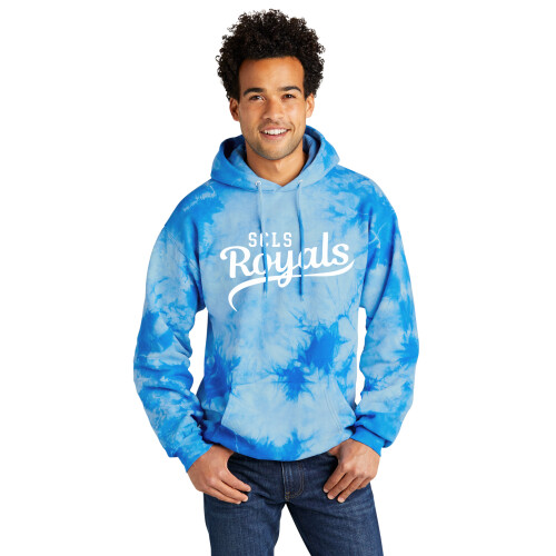 Unisex Crystal Tie-Dye Pullover Hooded Sweatshirt
