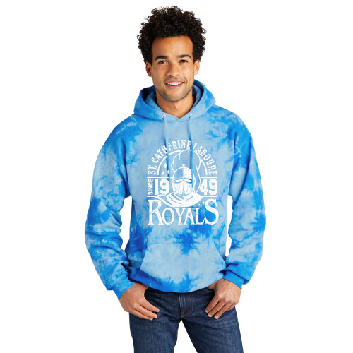 Unisex Crystal Tie-Dye Pullover Hooded Sweatshirt