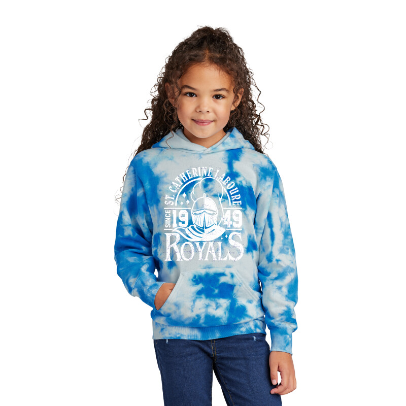 Youth Crystal Tie-Dye Pullover Hoodie