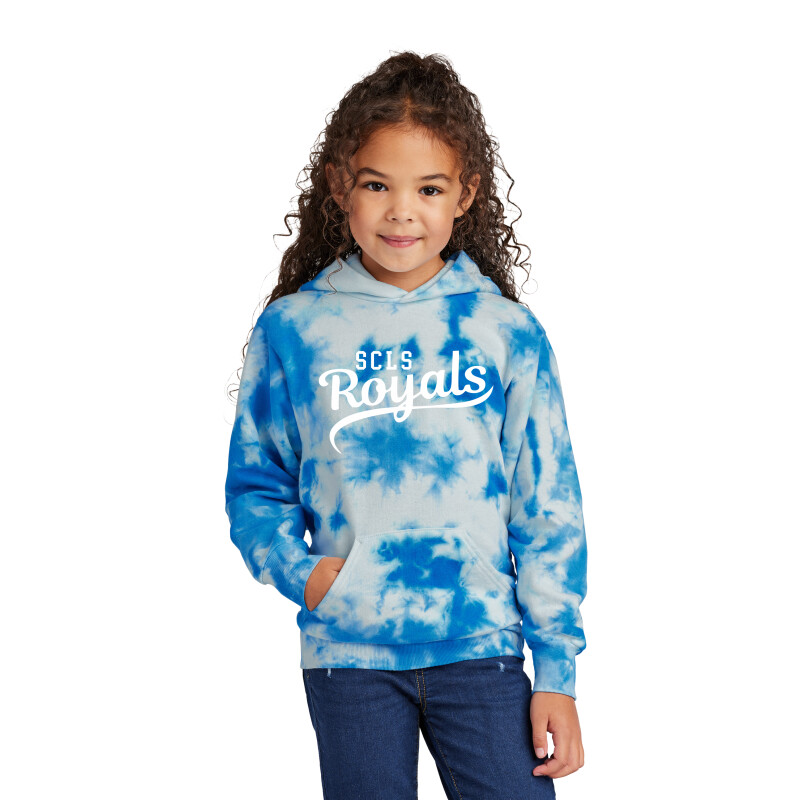 Youth Crystal Tie-Dye Pullover Hoodie