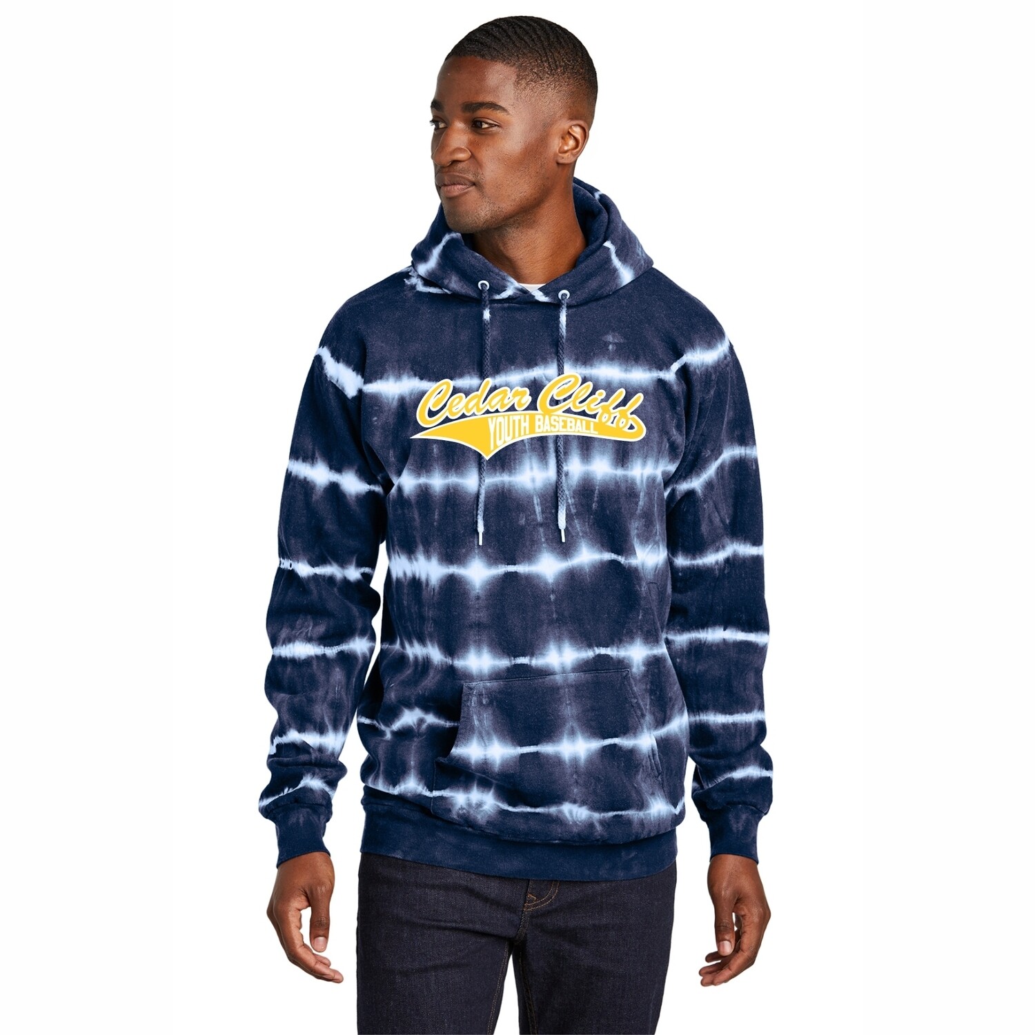 Port &amp; Company - Allover Stripe Tie-Dye Fleece