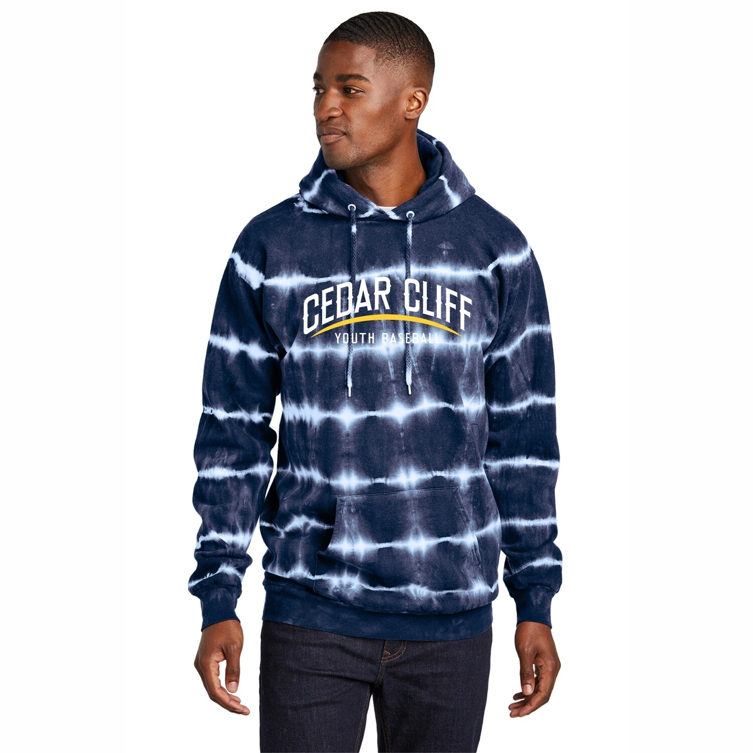 Port &amp; Company - Allover Stripe Tie-Dye Fleece