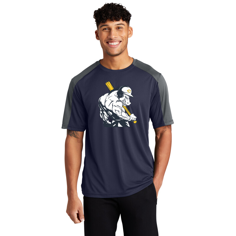 Sport-Tek Competitor Sleeve-Blocked Tee - NEW Design