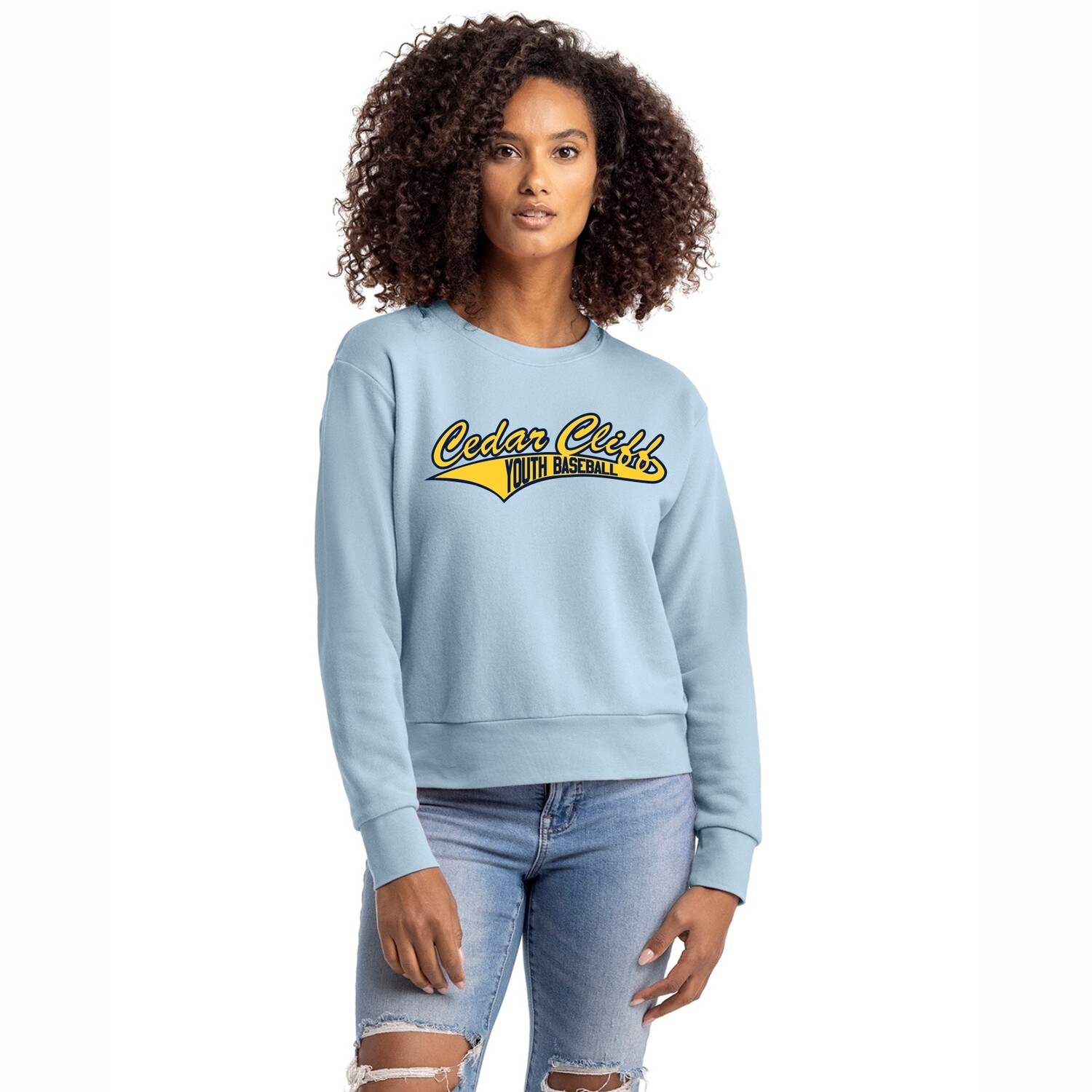 Next Level Apparel Ladies' Laguna Sueded Sweatshirt