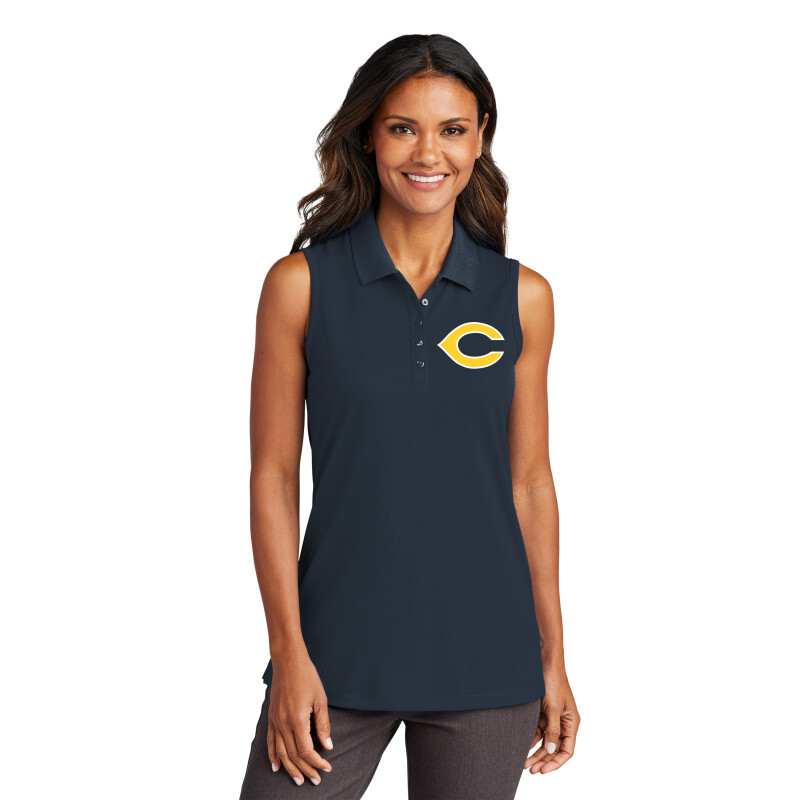 Port Authority Ladies Dry Zone UV Micro-Mesh Sleeveless Polo
